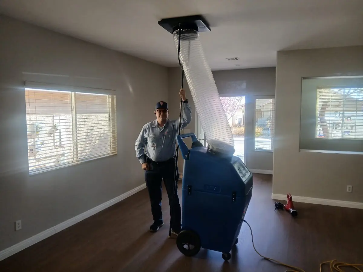 Professional Dryer Vent Cleaning work inside a Villa Rica home